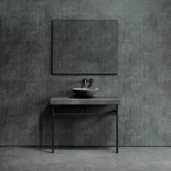 Lomazzo Countertop Vanity Unit Pietra Grey Marble 1000mm