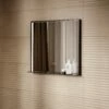Lumiere Matte Black Mirror With Natural White LED Light And Demister 800mm -LUSSOSTONE Shop lumiere matte black mirror with natural white led light and demister 800mm p6484 42173 zoom