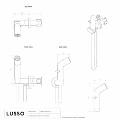 Lusso Chrome Temperature Control Douche Kit With Valve 7 Lusso Chrome Temperature Control Douche Kit With Valve -LUSSOSTONE Shop lusso chrome temperature control douche kit with valve p2284 46353 zoom