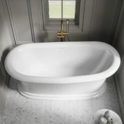 Lusso Light Adler Freestanding Bath 1700mm -LUSSOSTONE Shop lusso light adler freestanding bath 1700mm p7382 45678 zoom