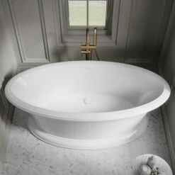 Lusso Light Maison Freestanding Bath 1700mm -LUSSOSTONE Shop lusso light maison freestanding bath 1700mm p7381 45664 zoom