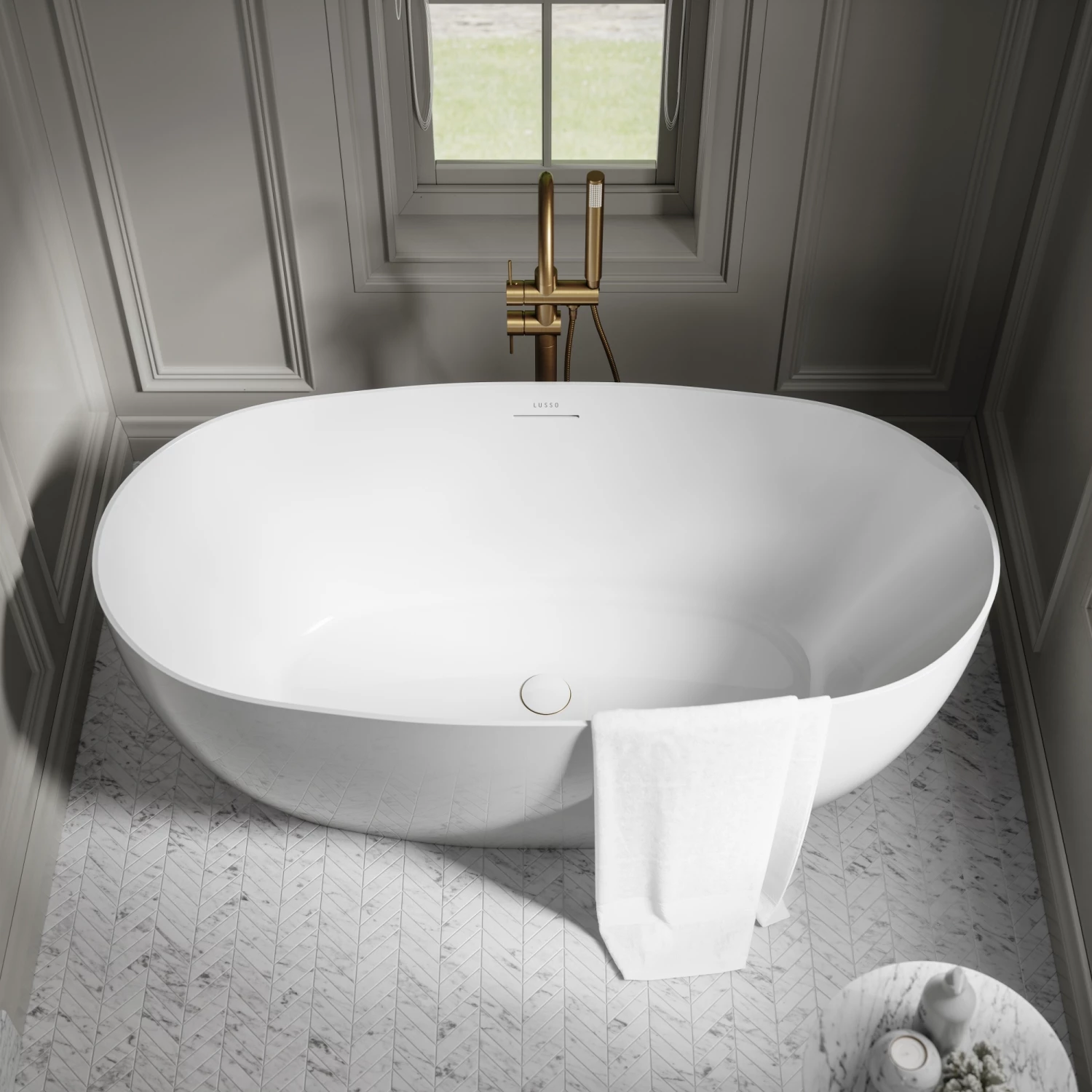 Lusso Light Mimi Freestanding Bath 1500mm 6 Lusso Light Mimi Freestanding Bath 1500mm - Image 4