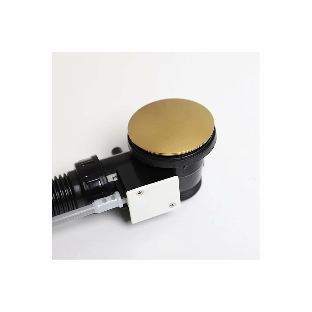 Luxe Brushed Gold Pop Up Bath Waste With Overflow 5 Luxe Brushed Gold Pop Up Bath Waste With Overflow - Image 3