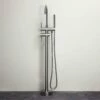 Luxe Brushed Stainless Floorstanding Bath Shower Mixer Tap -LUSSOSTONE Shop luxe brushed stainless floorstanding bath shower mixer tap p768 4771 zoom
