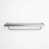 Luxe Brushed Stainless Towel Shelf With Rail 600mm -LUSSOSTONE Shop luxe brushed stainless towel shelf with rail 600mm p1098 6616 zoom