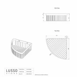 Luxe Chrome Corner Shower Storage Basket -LUSSOSTONE Shop luxe chrome corner shower storage basket p1867 13675 zoom