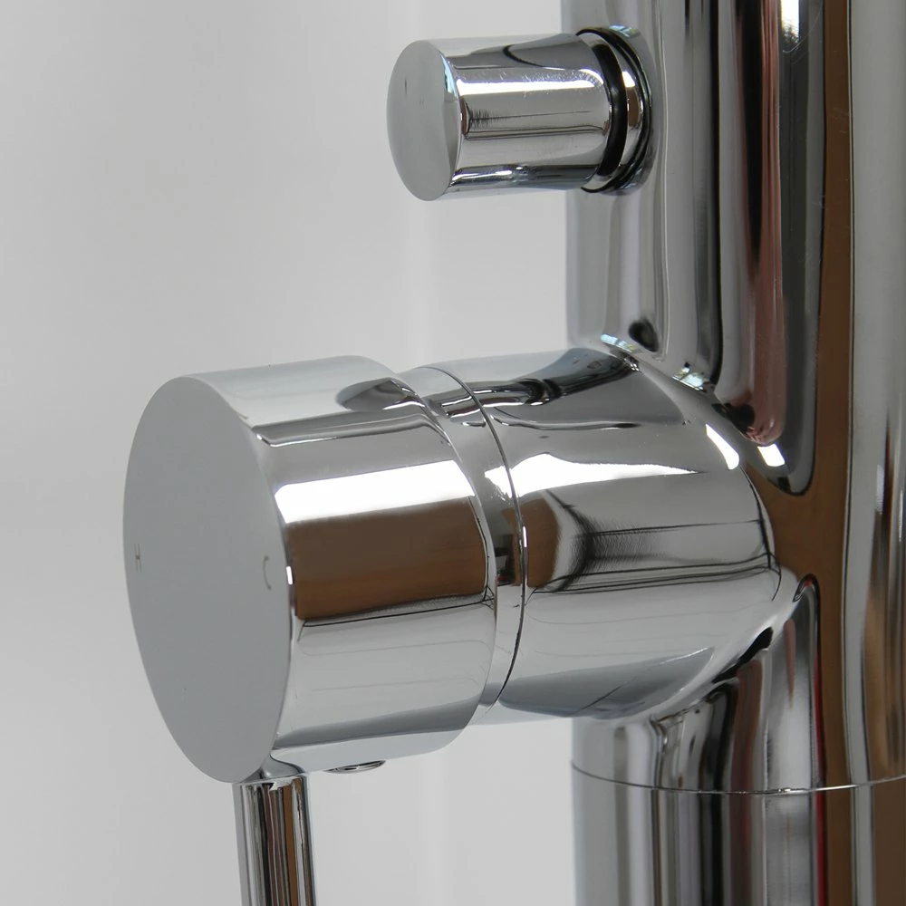 Luxe Chrome Floorstanding Bath Shower Mixer Tap 6 Luxe Chrome Floorstanding Bath Shower Mixer Tap - Image 4