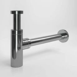 Luxe Chrome Round Bottle Trap