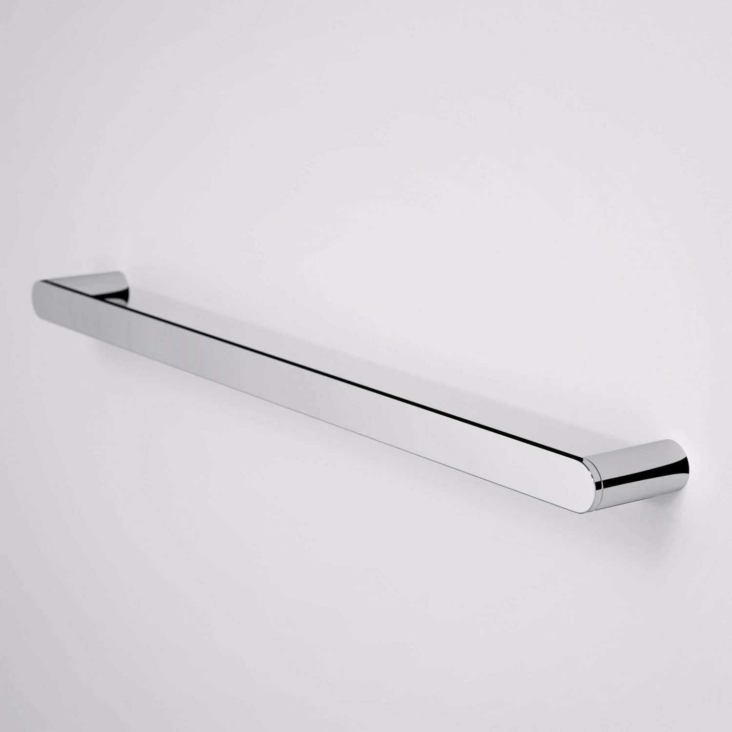 Luxe Chrome Towel Bar Rail 600mm 4 Luxe Chrome Towel Bar Rail 600mm - Image 2