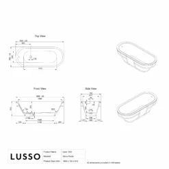 Luxe Freestanding Stone Bath 1800mm -LUSSOSTONE Shop luxe freestanding stone bath 1800mm p1262 41640 zoom