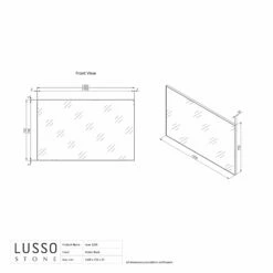 Luxe Matte Black Mirror 1200mm -LUSSOSTONE Shop luxe matte black mirror 1200mm p1422 12903 zoom