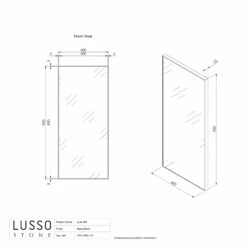 Luxe Matte Black Mirror 400mm -LUSSOSTONE Shop luxe matte black mirror 400mm p2454 16059 zoom