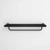 Luxe Matte Black Towel Shelf With Rail 600mm 2 Luxe Matte Black Towel Shelf With Rail 600mm -LUSSOSTONE Shop luxe matte black towel shelf with rail 600mm p980 5936 zoom