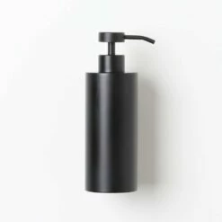 Luxe Matte Black Wall Mounted Soap Dispenser