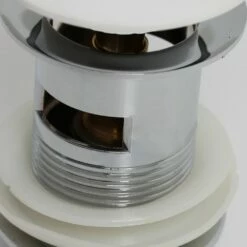 Luxe Matte White Slotted Click Clack Basin Waste -LUSSOSTONE Shop luxe matte white slotted click clack basin waste p292 2189 zoom