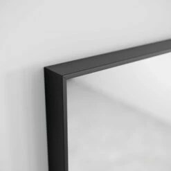 Luxe Mirror With Slimline Matte Black Metal Frame 900mm 6 Luxe Mirror With Slimline Matte Black Metal Frame 900mm -LUSSOSTONE Shop luxe mirror with slimline matte black metal frame 900mm p1703 10670 zoom