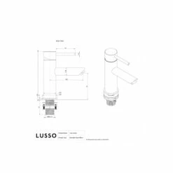 Luxe Silk Matte White Monobloc Basin Mixer Tap -LUSSOSTONE Shop luxe silk matte white monobloc basin mixer tap p2363 46404 image