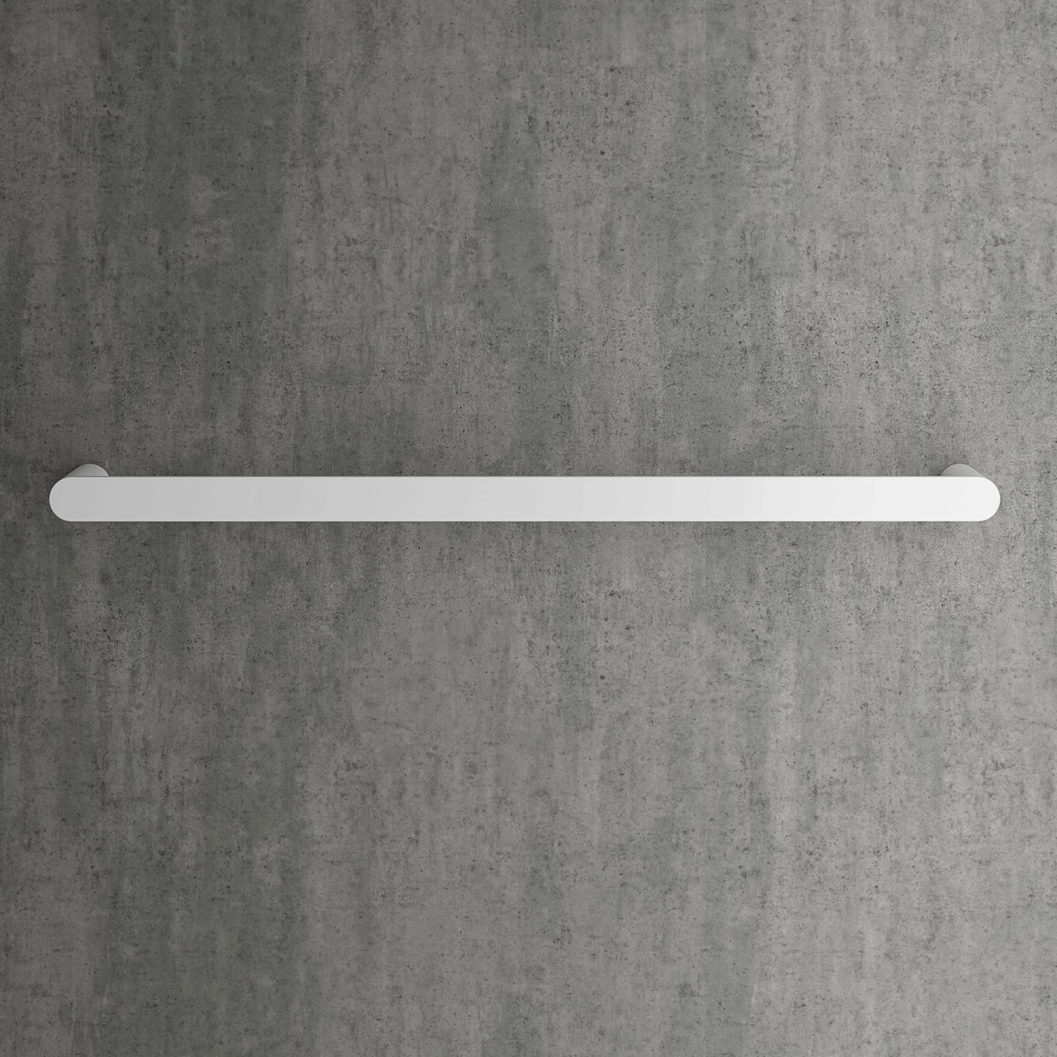 Luxe Silk Matte White Towel Bar Rail 600mm 3 Luxe Silk Matte White Towel Bar Rail 600mm