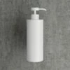 Luxe Silk Matte White Wall Mounted Soap Dispenser