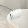 Luxury Soft White Bath Headrest Pillow