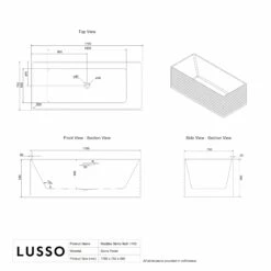 Maddox Freestanding Stone Bath 1700mm -LUSSOSTONE Shop maddox freestanding stone bath 1700mm p6035 41756 zoom