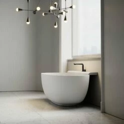 Marni Freestanding Stone Bath 1580mm 9 Marni Freestanding Stone Bath 1580mm -LUSSOSTONE Shop marni freestanding stone bath 1580mm p622 21628 zoom