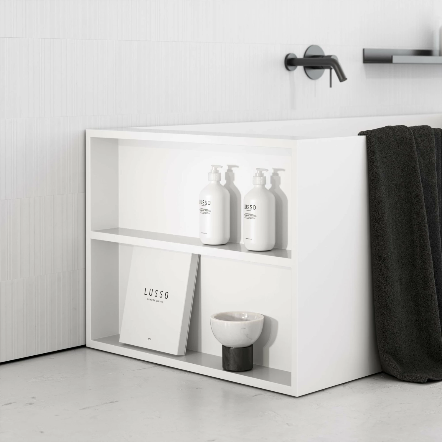 Mensola Freestanding Stone Bath 1800mm 5 Mensola Freestanding Stone Bath 1800mm - Image 3