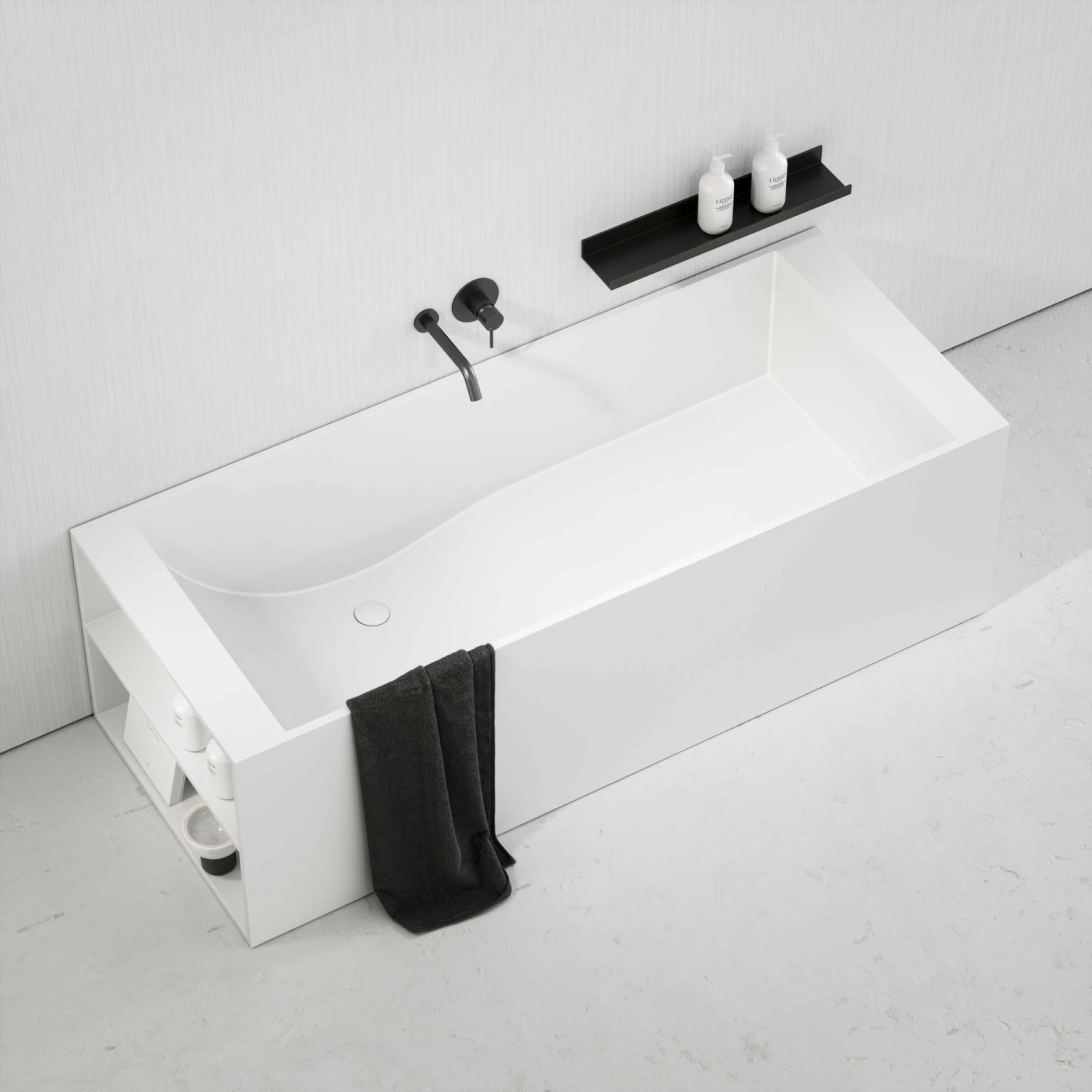 Mensola Freestanding Stone Bath 1800mm 3 Mensola Freestanding Stone Bath 1800mm