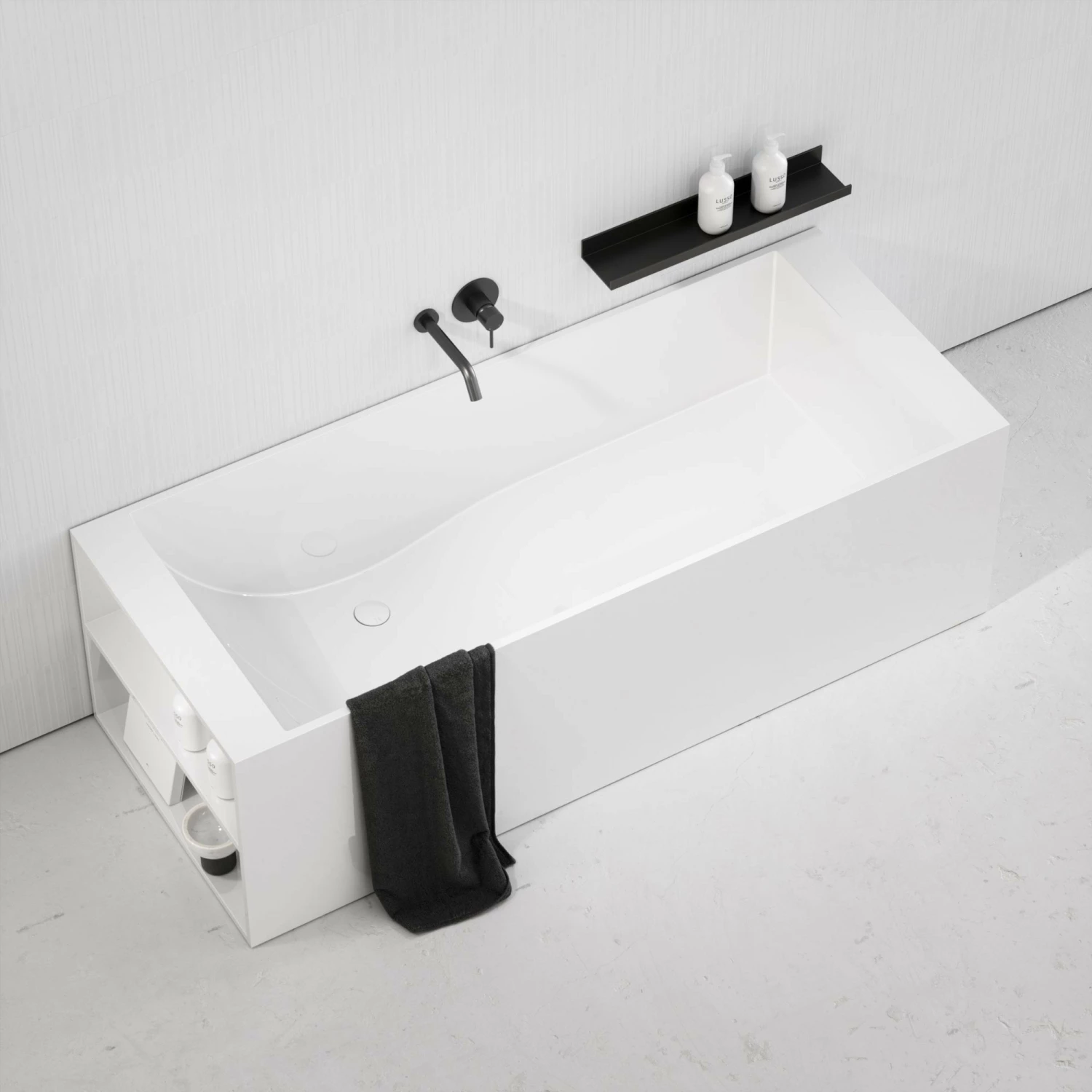 Mensola Freestanding Stone Bath 1800mm 7 Mensola Freestanding Stone Bath 1800mm - Image 5