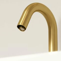 Mina Infrared Commercial Sensor Tap Brushed Gold -LUSSOSTONE Shop mina infrared commercial sensor tap brushed gold p4833 34294 zoom