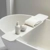 Modern Stone Resin Bath Caddy Matte -LUSSOSTONE Shop modern stone resin bath caddy matte p5245 36534 zoom