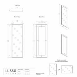 Moode Brushed Gold Mirror 300mm -LUSSOSTONE Shop moode brushed gold mirror 300mm p2456 15408 zoom