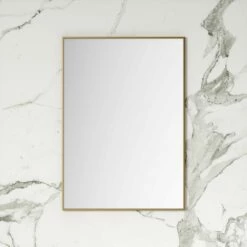 Moode Brushed Gold Mirror 600mm -LUSSOSTONE Shop moode brushed gold mirror 600mm p2177 13041 zoom