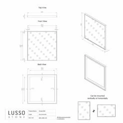 Moode Brushed Gold Mirror 800mm -LUSSOSTONE Shop moode brushed gold mirror 800mm p2459 15412 zoom