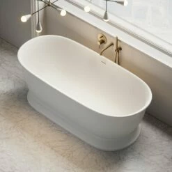 Moritz Freestanding Stone Bath 1800mm -LUSSOSTONE Shop moritz freestanding stone bath 1800mm p1018 34761 zoom