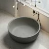 Notion Pebble Grey Freestanding Round Stone Bath 1350mm -LUSSOSTONE Shop notion pebble grey freestanding round stone bath 1350mm p2472 32596 zoom