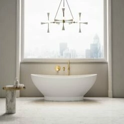 Oasis Mini Freestanding Stone Bath 1550mm