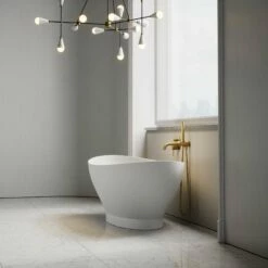 Oasis Mini Freestanding Stone Bath 1550mm -LUSSOSTONE Shop oasis mini freestanding stone bath 1550mm p208 17485 zoom