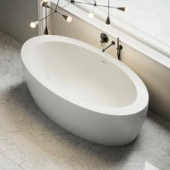 Ocean Freestanding Stone Bath 1900mm -LUSSOSTONE Shop ocean freestanding stone bath 1900mm p470 21998 zoom