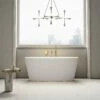 Oval Freestanding Stone Bath 1580mm -LUSSOSTONE Shop oval freestanding stone bath 1580mm p26 17422 zoom
