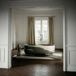 Panda Marble Designo Freestanding Stone Bath 1780mm