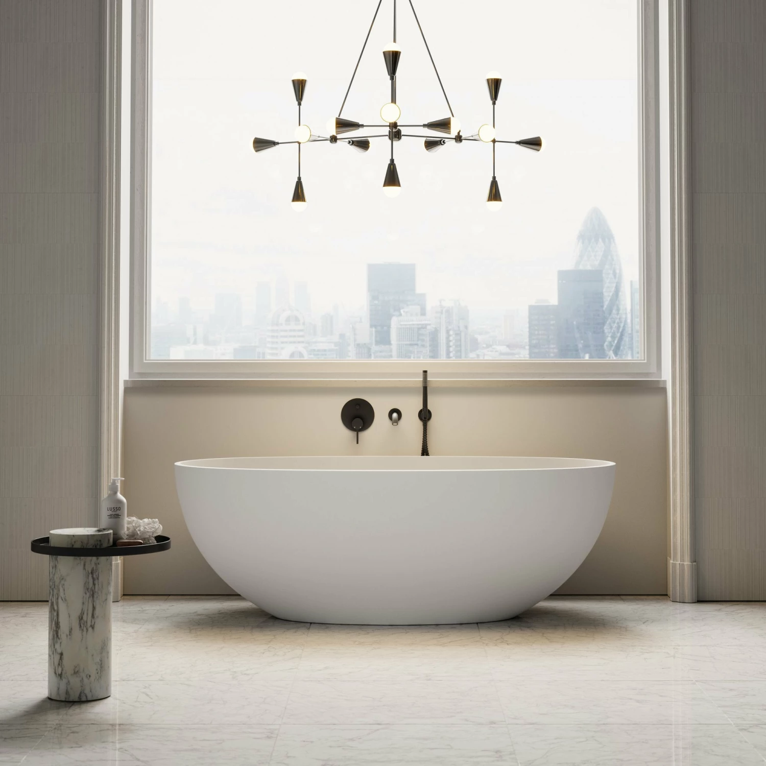 Picasso Freestanding Stone Bath 1650mm 3 Picasso Freestanding Stone Bath 1650mm