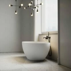 Picasso Freestanding Stone Bath 1650mm 8 Picasso Freestanding Stone Bath 1650mm -LUSSOSTONE Shop picasso freestanding stone bath 1650mm p129 17171 zoom