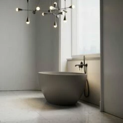 Picasso Grigio Earth Freestanding Stone Bath 1650mm -LUSSOSTONE Shop picasso grigio earth freestanding stone bath 1650mm p2469 29237 zoom