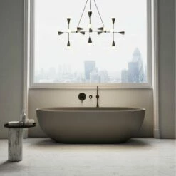 Picasso Grigio Earth Freestanding Stone Bath 1780mm