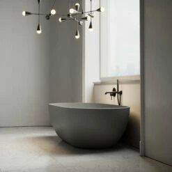 Picasso Pebble Grey Freestanding Stone Bath 1780mm 8 Picasso Pebble Grey Freestanding Stone Bath 1780mm -LUSSOSTONE Shop picasso pebble grey freestanding stone bath 1780mm p2467 29429 zoom