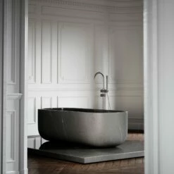 Pietra Grey Marble Designo Freestanding Stone Bath 1780mm -LUSSOSTONE Shop pietra grey marble designo freestanding stone bath 1780mm p2435 15133 zoom