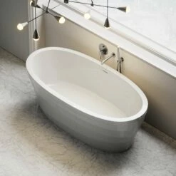 Polini Freestanding Stone Bath 1600mm -LUSSOSTONE Shop polini freestanding stone bath 1600mm p614 22021 zoom