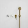 Porto Wall Mounted Bath Filler (Brushed Gold & Arabescato Marble) -LUSSOSTONE Shop porto wall mounted bath filler brushed gold arabescato marble p4943 26709 image