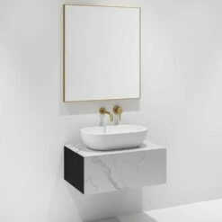 Salvator Porcelanosa Carrara Bathroom Vanity Unit 750mm -LUSSOSTONE Shop salvator porcelanosa carrara bathroom vanity unit 750mm p4941 26703 image